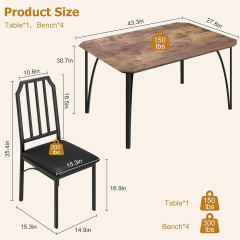 Nu-Deco Dining Set MH25073