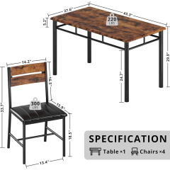 Nu-Deco Dining Set MH25075