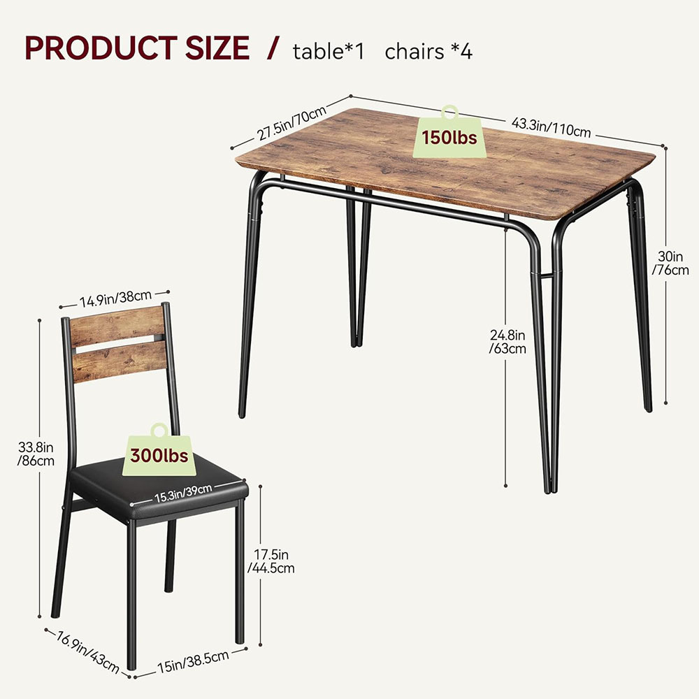 Nu-Deco Dining Set MH25078