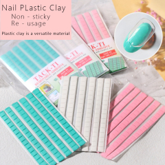 Nail plastic clay Manicure clay blue multifunctional plasticine nail plate fixed clay nail color plate jewelry display soil
