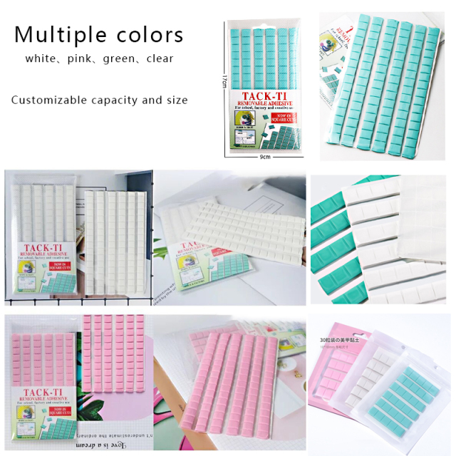 Nail plastic clay Manicure clay blue multifunctional plasticine nail plate fixed clay nail color plate jewelry display soil