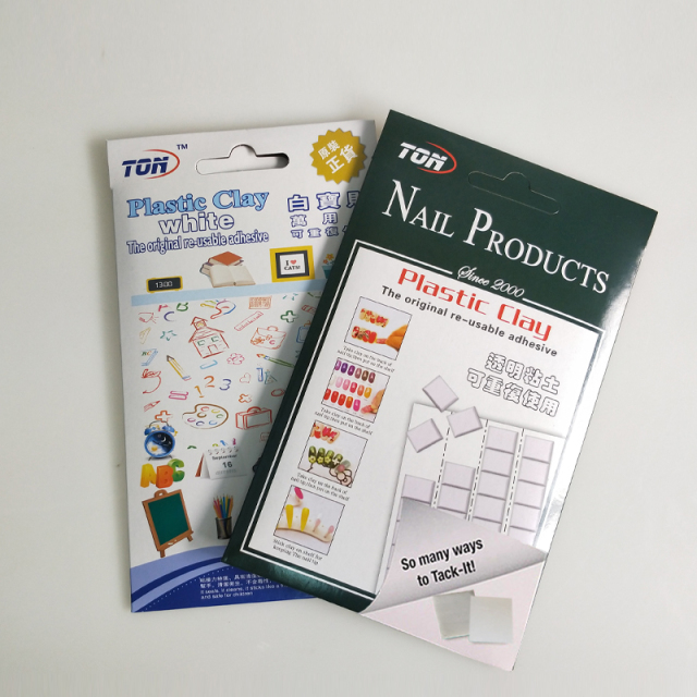 Nail plastic clay Manicure clay blue multifunctional plasticine nail plate fixed clay nail color plate jewelry display soil