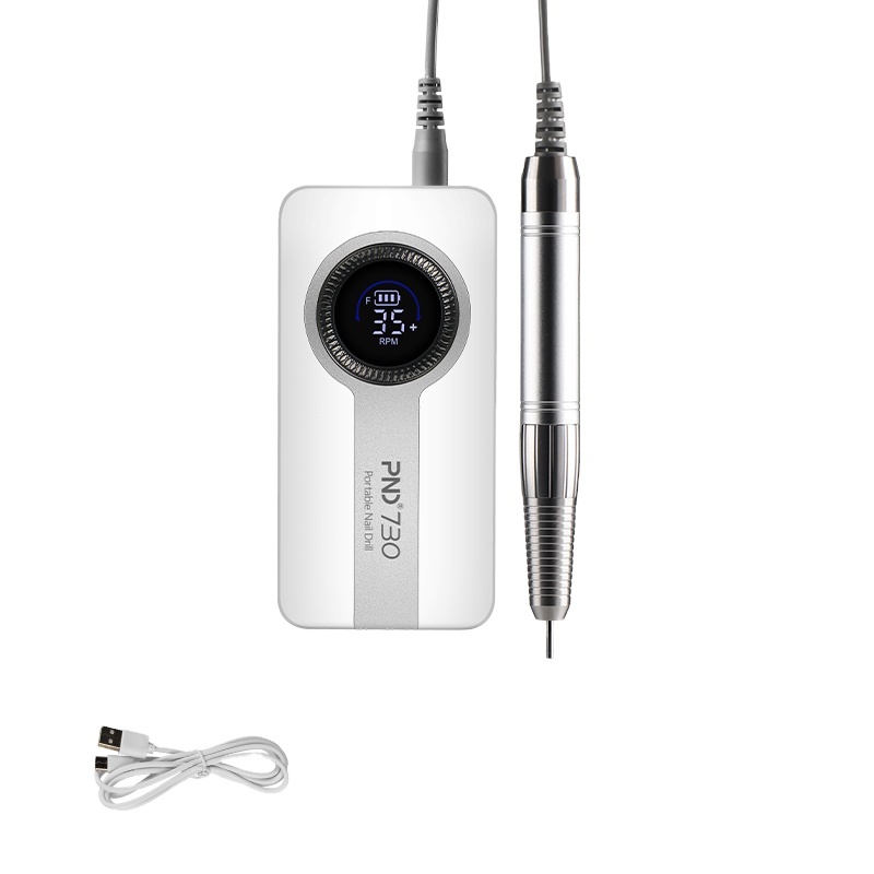 New Design Nail Drill Equipment 18w High Efficiency Speed Adjustment 0-35000 RPM Low Noise Smart Display Nail Tools