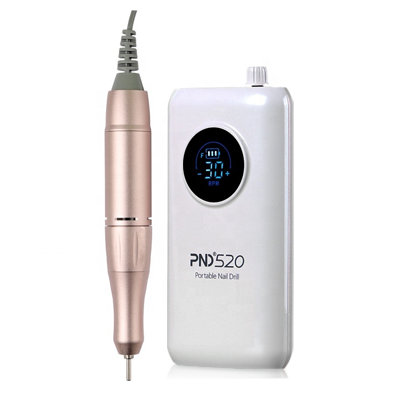 SNRQI High Quality Rechargeable Nail Drill 18W High Power 30000rpm Low Noise Portable Nail Drill Machine