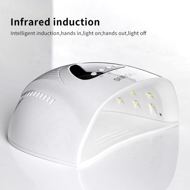 High Quality UV Lamps For Nails 48W Strong Power Infrared Induction Removable Base Plate UV LED Nail Lamp