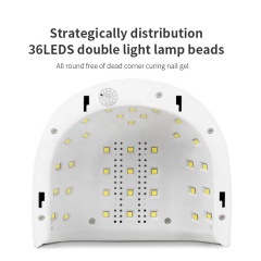 High Quality UV Lamps For Nails 48W Strong Power Infrared Induction Removable Base Plate UV LED Nail Lamp