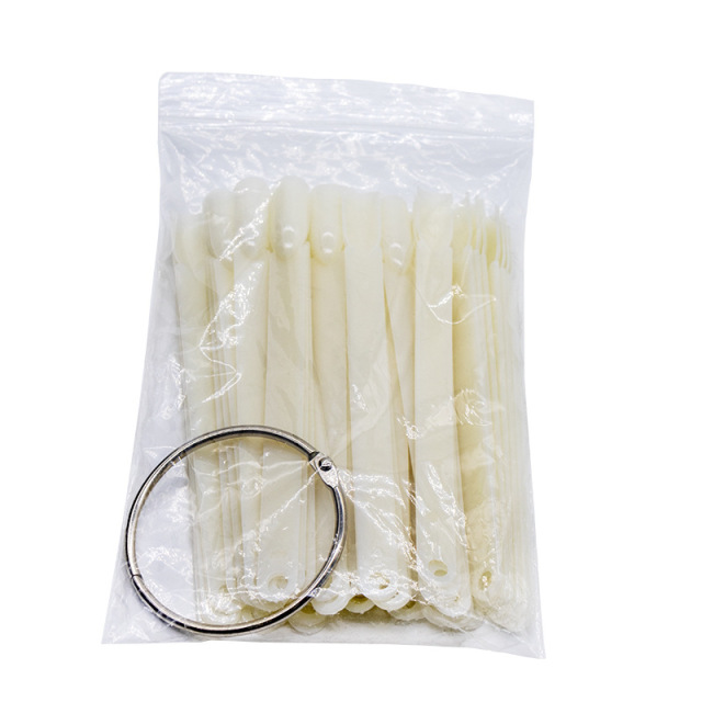 50 Tips ABS Ring Chart Nail Polish Showcase Swatches Nail Color Display Card Fot Nail DIY