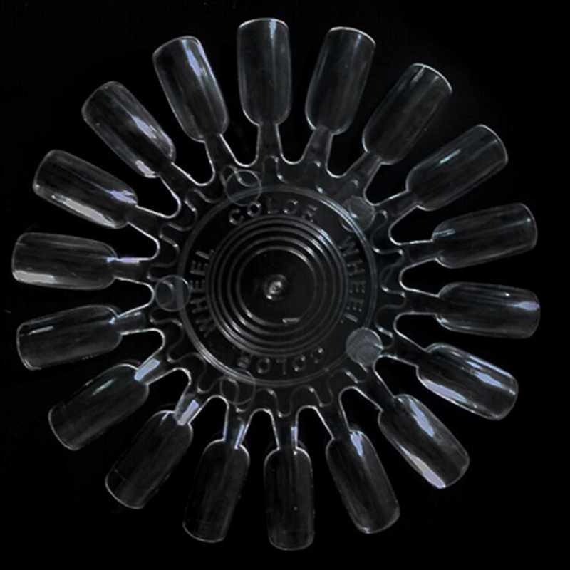 Practice Wheel UV Gel Round Board Tool Acrylic Manicure Mold Nail Polish Color Display