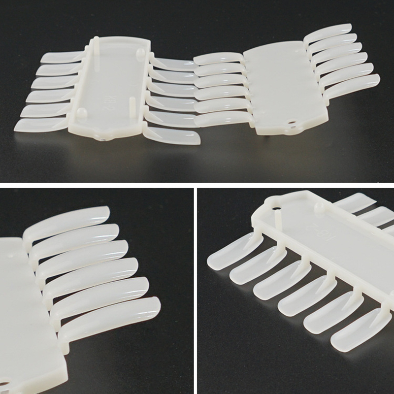 Manicure nail plate double-row nail plate color card sample shows fake nails patch shell transparent practice nail plate