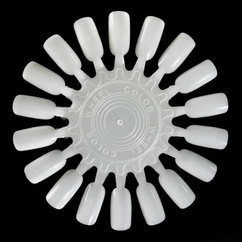 Practice Wheel UV Gel Round Board Tool Acrylic Manicure Mold Nail Polish Color Display