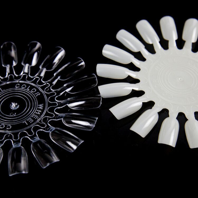 Practice Wheel UV Gel Round Board Tool Acrylic Manicure Mold Nail Polish Color Display