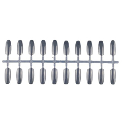 New Trend 240 Colors Nail Art Card Display Model Color Card Round Head Nail Tips Big Empty Bottom Color Card