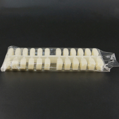 240 Tips Square False Nail Tips Professional Acrylic Nails Color Chart Display Practice Card Board Nail Color Chart Display