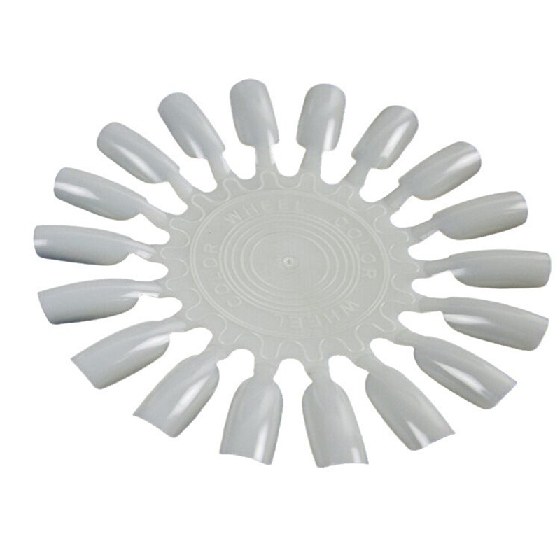 Practice Wheel UV Gel Round Board Tool Acrylic Manicure Mold Nail Polish Color Display