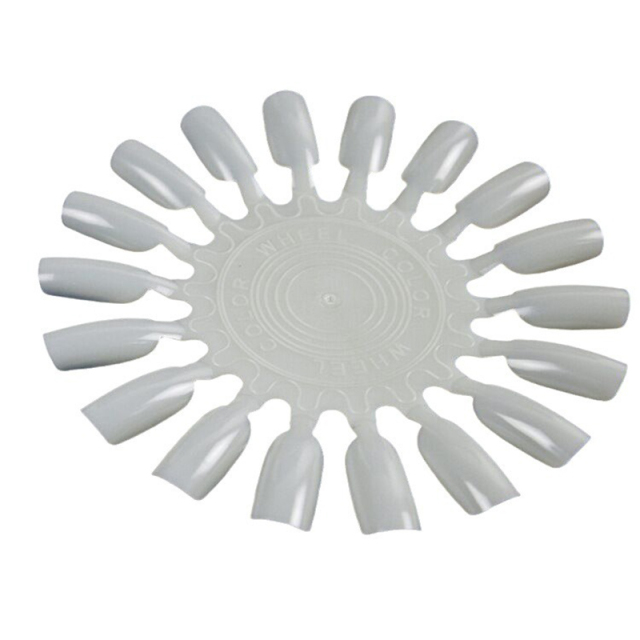 Practice Wheel UV Gel Round Board Tool Acrylic Manicure Mold Nail Polish Color Display