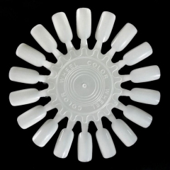 Practice Wheel UV Gel Round Board Tool Acrylic Manicure Mold Nail Polish Color Display