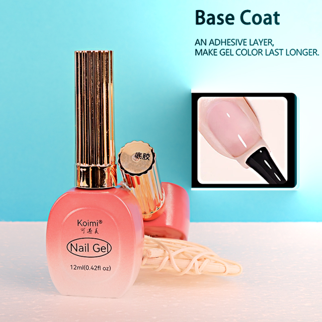 Wholesale 15ml Free Clear Basecoat Bulk Wholesale Private Label Base Coat Gel Polish Nail Primer Base Gel