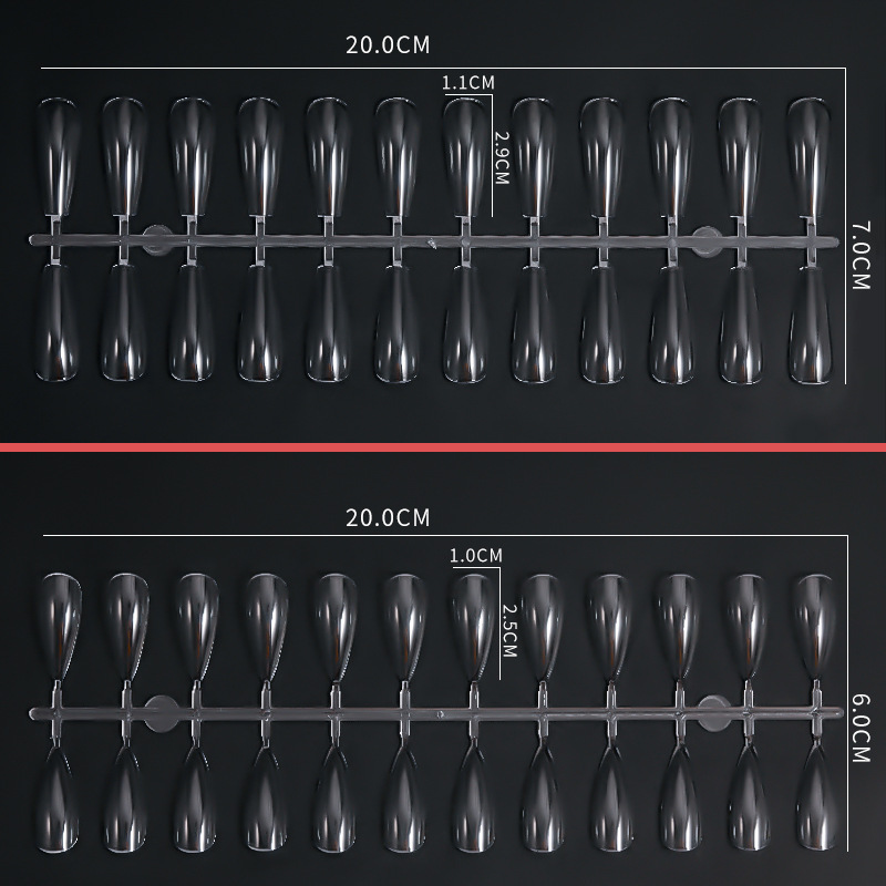 Eco-friendly Nail Colors board Salon Manicure Tools Nail Art Color Chart Display Plastic 240 Nail Tips Practice Rack