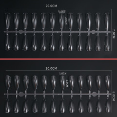 Eco-friendly Nail Colors board Salon Manicure Tools Nail Art Color Chart Display Plastic 240 Nail Tips Practice Rack