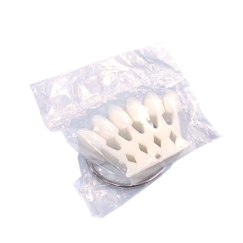 10 Pcs 5 Colors Nail Accessories Tool Pink Black Nail Contrast Card Plate Display Practice Nail Tips Color Display