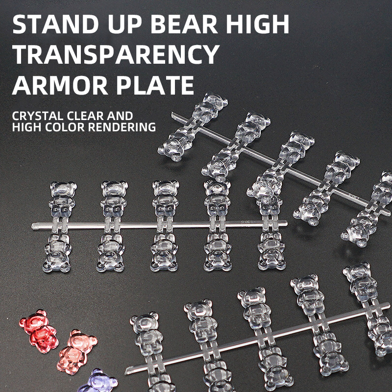 140pcs/set 3D Bear Nail Artificial Tips Display Card Nail Art Polish Swatch Practice Color Chart