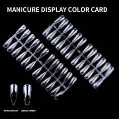 False Nail Tips Nature Clear Finger For Nail Art Display Acrylic Faux Ongles