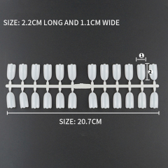 Manicure practice color card wavy nail polish color plate Manicure students practice nail color card to show fake nails.