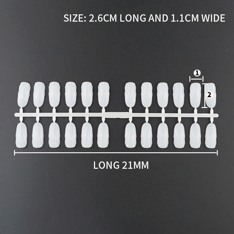 Nail Polish Color Card Chart Display Nail Art Practice Stick Stiletto Coffin False Nail Tips Manicure Supplier