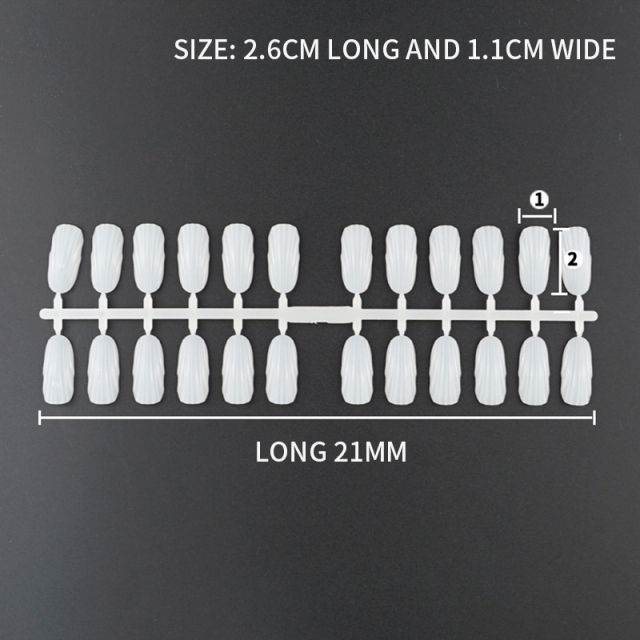 Nail Polish Color Card Chart Display Nail Art Practice Stick Stiletto Coffin False Nail Tips Manicure Supplier