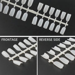 Manicure practice color card wavy nail polish color plate Manicure students practice nail color card to show fake nails.