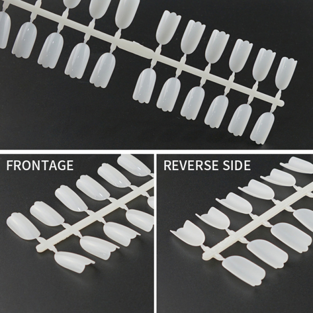 Manicure practice color card wavy nail polish color plate Manicure students practice nail color card to show fake nails.