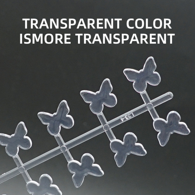 10Tips Transparent Natural Nail Polish Color Display Board Heart Water Shape Nail Desig Color Chart