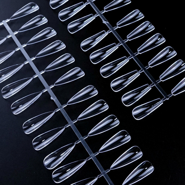 False Nail Tips Nature Clear Finger For Nail Art Display Acrylic Faux Ongles