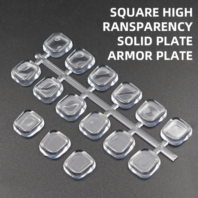 Manicure palette transparent mini bear peas love nail polish glue display palette flat solid color card