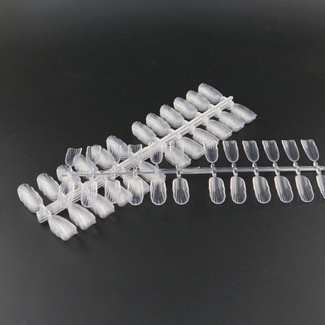 Nail Polish Color Card Chart Display Nail Art Practice Stick Stiletto Coffin False Nail Tips Manicure Supplier