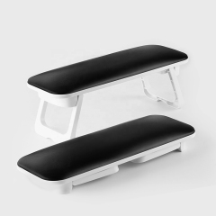 Factory Price H8 Nail Hand Pillow Comfortable Texture PU Leather Material Foldable Bracket Nail Arm Rest Hand Pillow