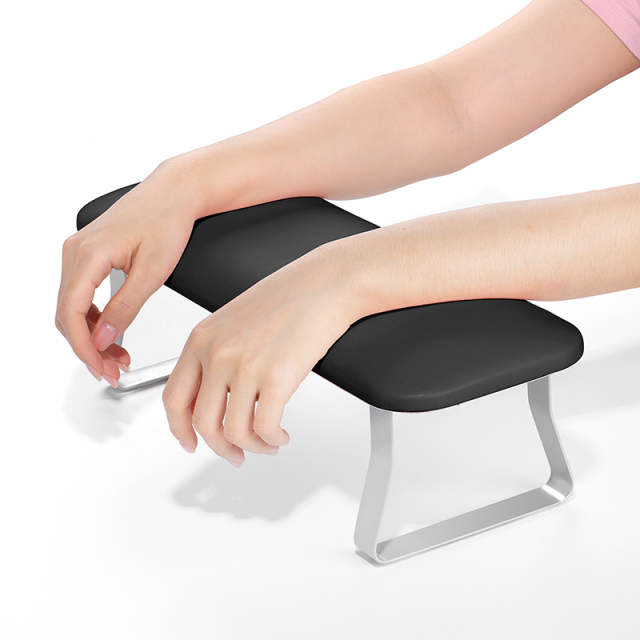 Professional Durable Nail Art Supports Hand Arm Rest Manicure Pillow Soft Leather Pedicure Foot Rest Pillow