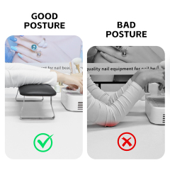 Professional Durable Nail Art Supports Hand Arm Rest Manicure Pillow Soft Leather Pedicure Foot Rest Pillow