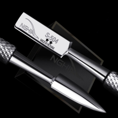 Steel nail clipper S504 stainless steel double-head care exfoliating nail manicure tool