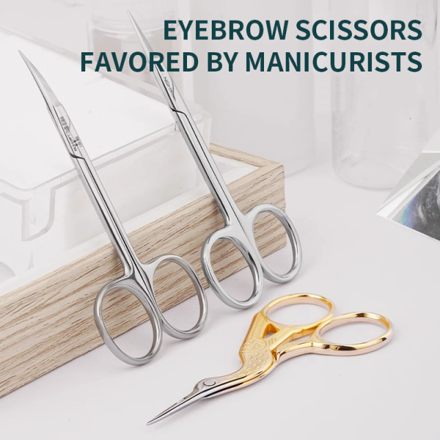 Eyebrow trimmer  beauty products nose hair clipper plucking eyebrow trimmer special eyebrow clipper for nail salon