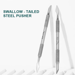 Steel shirking nail stainless steel double-head nursing exfoliating nail manicure tool