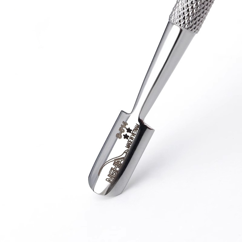 Steel nail clipper S514 stainless steel double-head care exfoliating nail manicure tool