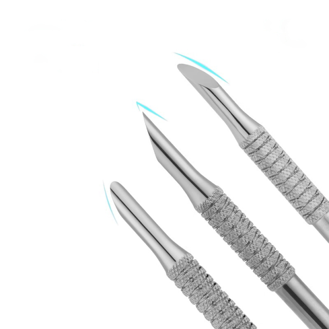 Steel nail-pushing stainless steel double-head nursing exfoliating nail manicure tool