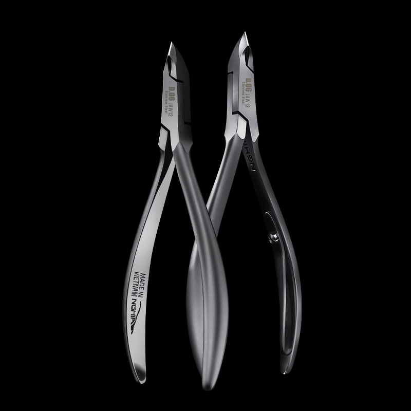 Single fork nail shop special tools nail clippers nail clippers NGHIA Vietnam dead skin scissors authentic.