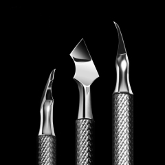 Steel nail clipper S508 stainless steel double-head care exfoliating nail manicure tool