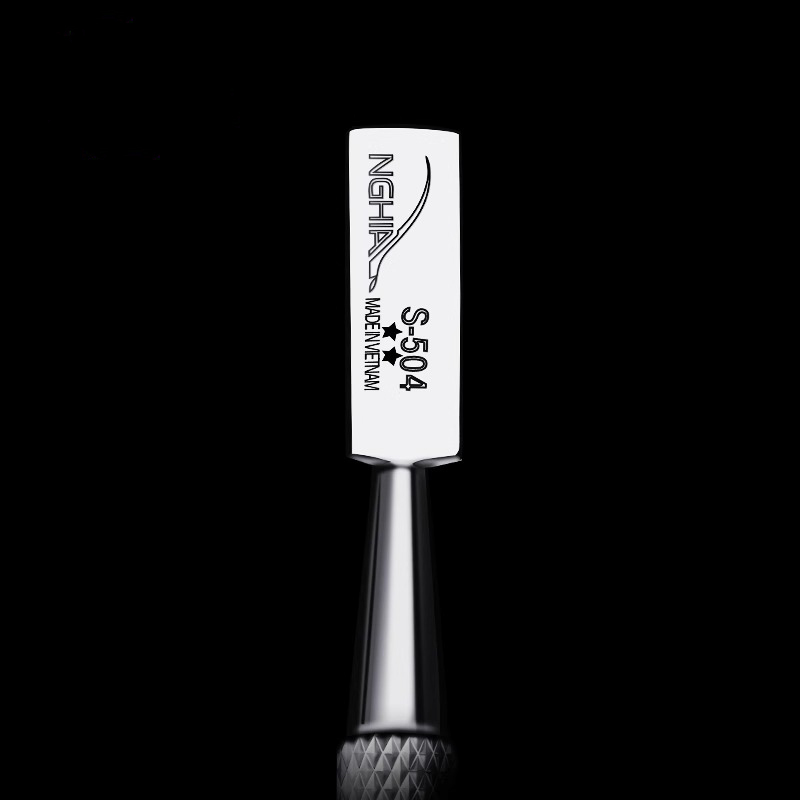 Steel nail clipper S504 stainless steel double-head care exfoliating nail manicure tool