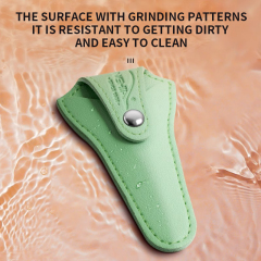 Dead skin scissors protective sleeve PU leather thickened wear-resistant easy scissors anti-falling sleeve dead skin pliers bag nail special tools