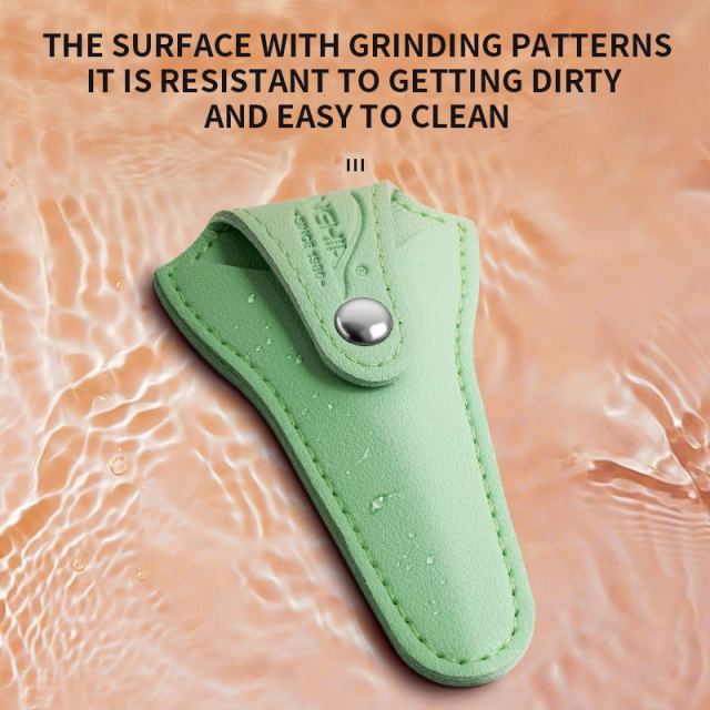 Dead skin scissors protective sleeve PU leather thickened wear-resistant easy scissors anti-falling sleeve dead skin pliers bag nail special tools