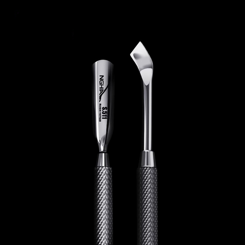 Steel shirking nail S511 stainless steel double-head nursing exfoliating nail manicure tool