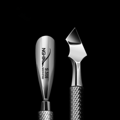 Steel nail clipper S508 stainless steel double-head care exfoliating nail manicure tool
